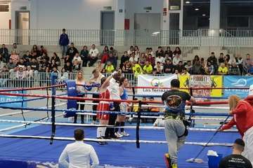 El boxeo volvió a Telde con una velada en el Pabellón Juan Carlos Hernández (Foto TA)
